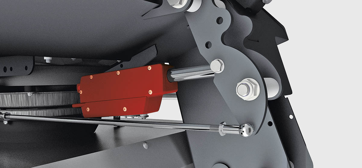 Componentă de precizie a unui distribuitor profesional de îngrășăminte Eurospand.