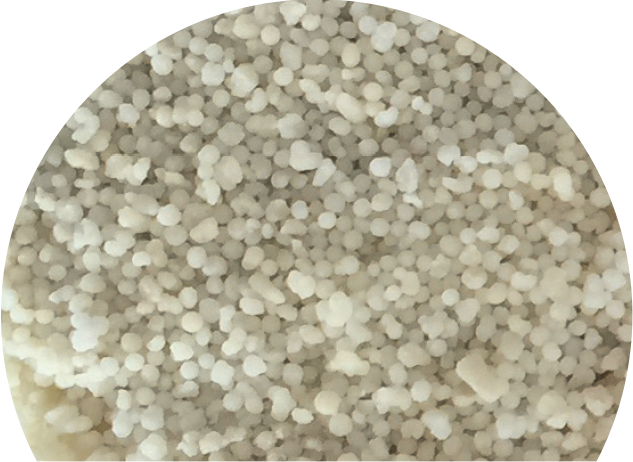 Granuli di fertilizzante per l'uso con macchine spandiconcime Eurospand.