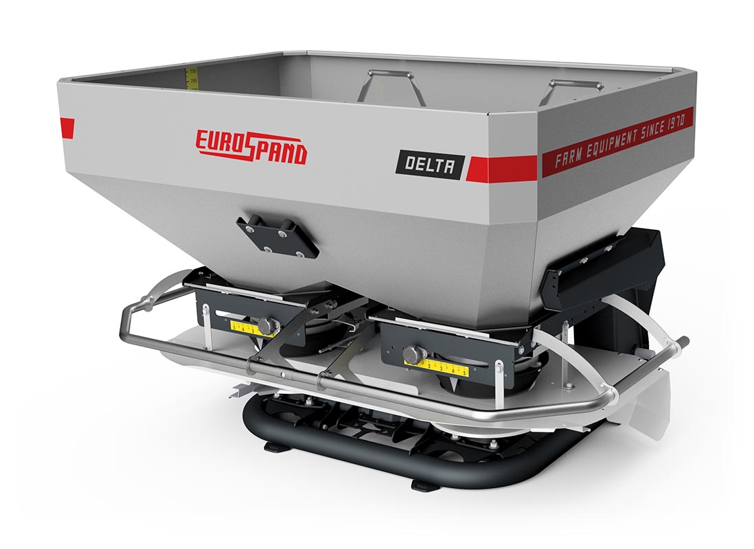 Eurospand spreader machine for precise fertilizer application.