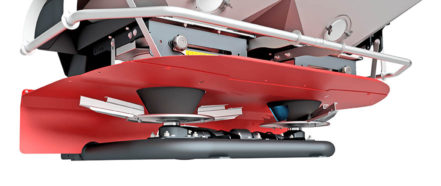 Machine spandiconcime Eurospand en gros plan, technologie avancée et robuste.