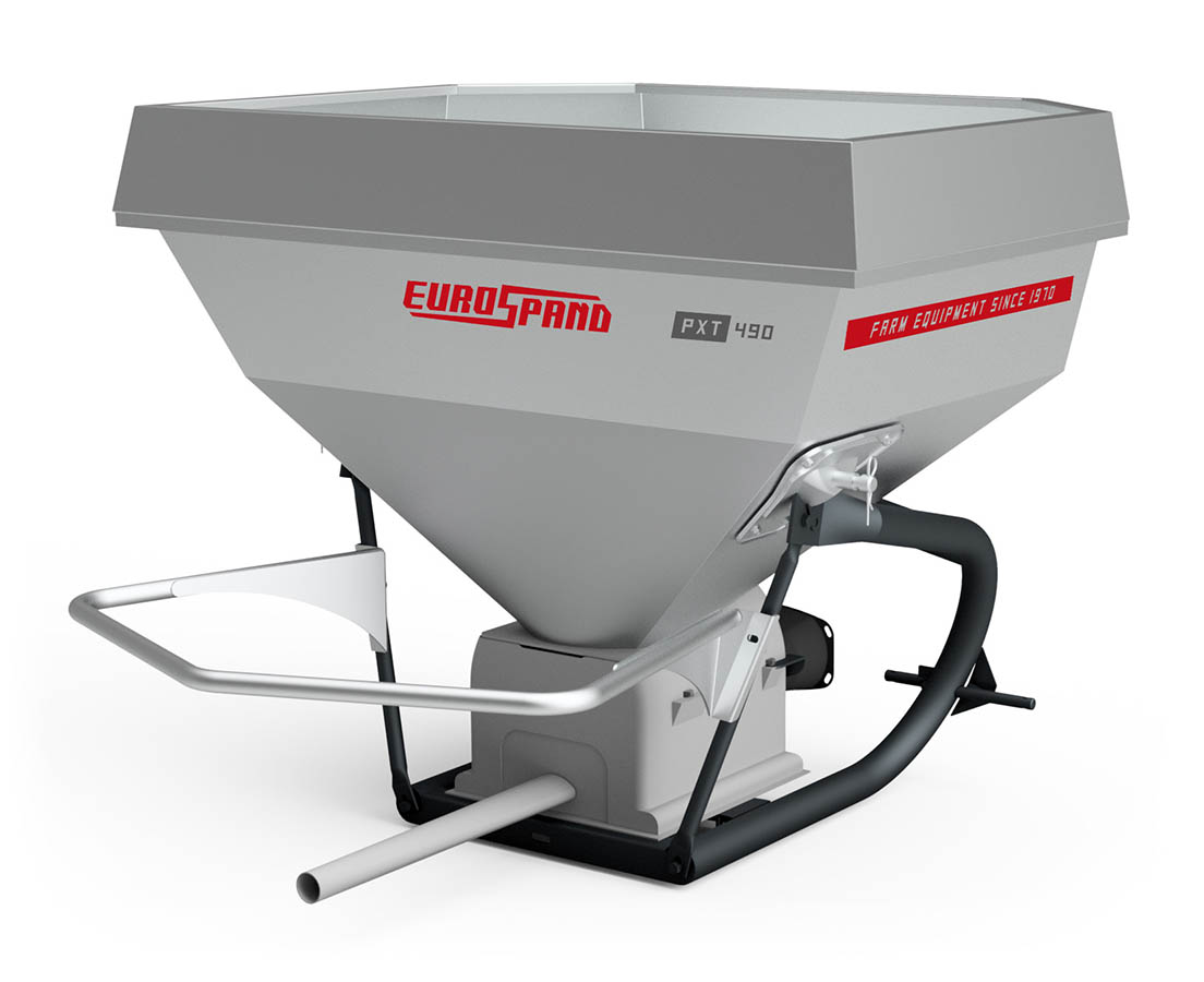 Eurospand fertilizer spreader machine, model PXT 490, designed for professional use.